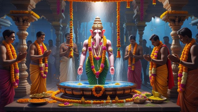 Abhishekam (Utsavmurthi)